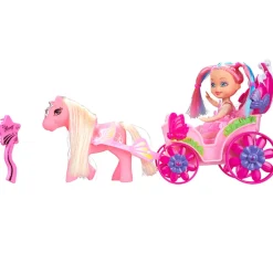 Poupée carrosse et poney