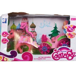 Poupée carrosse et poney
