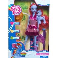 Poupée licorne poney