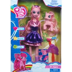 Poupée licorne poney