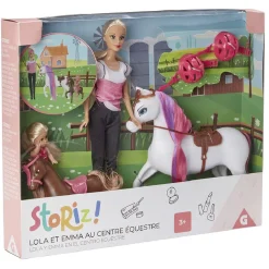 Poupée Lola et Emma au centre équestre