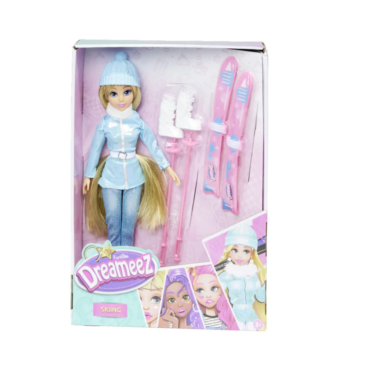 Poupée mannequin avec accessoires de ski