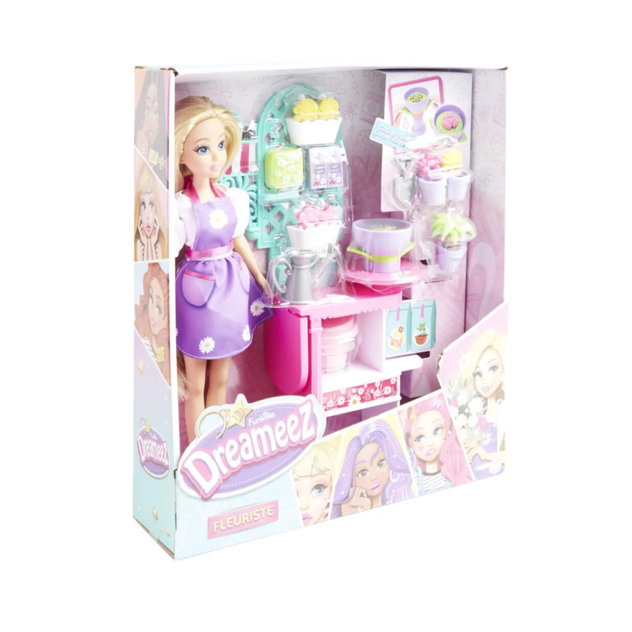 Poupée mannequin avec accessoires fleuristes