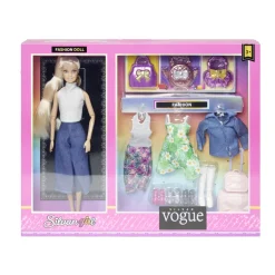 Poupée mannequin avec ses accessoires - 2 modèles