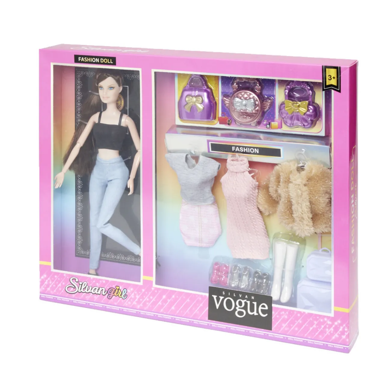 Poupée mannequin avec ses accessoires - 2 modèles