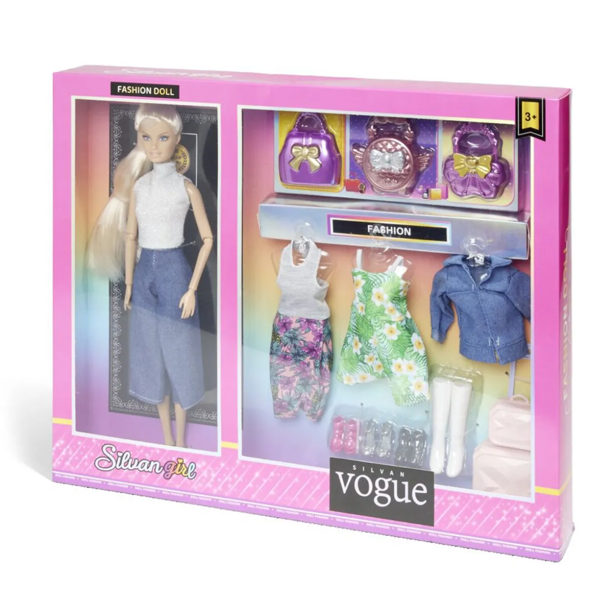 Poupée mannequin avec ses accessoires - 2 modèles