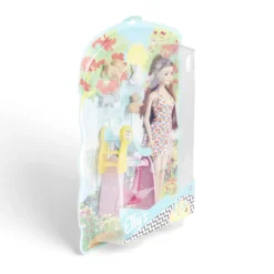 Poupée mannequin Elly's avec fillette et animaux