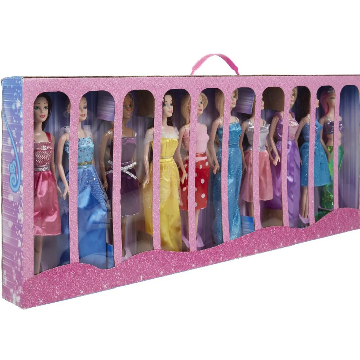 Poupée mannequin en robe de princesse x 10