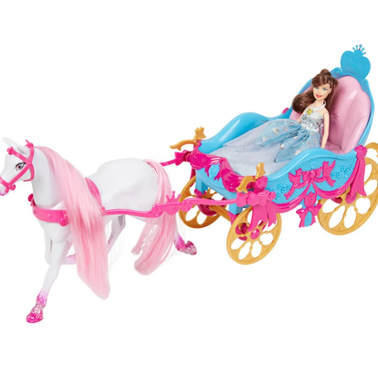 Poupée mannequin et carrosse