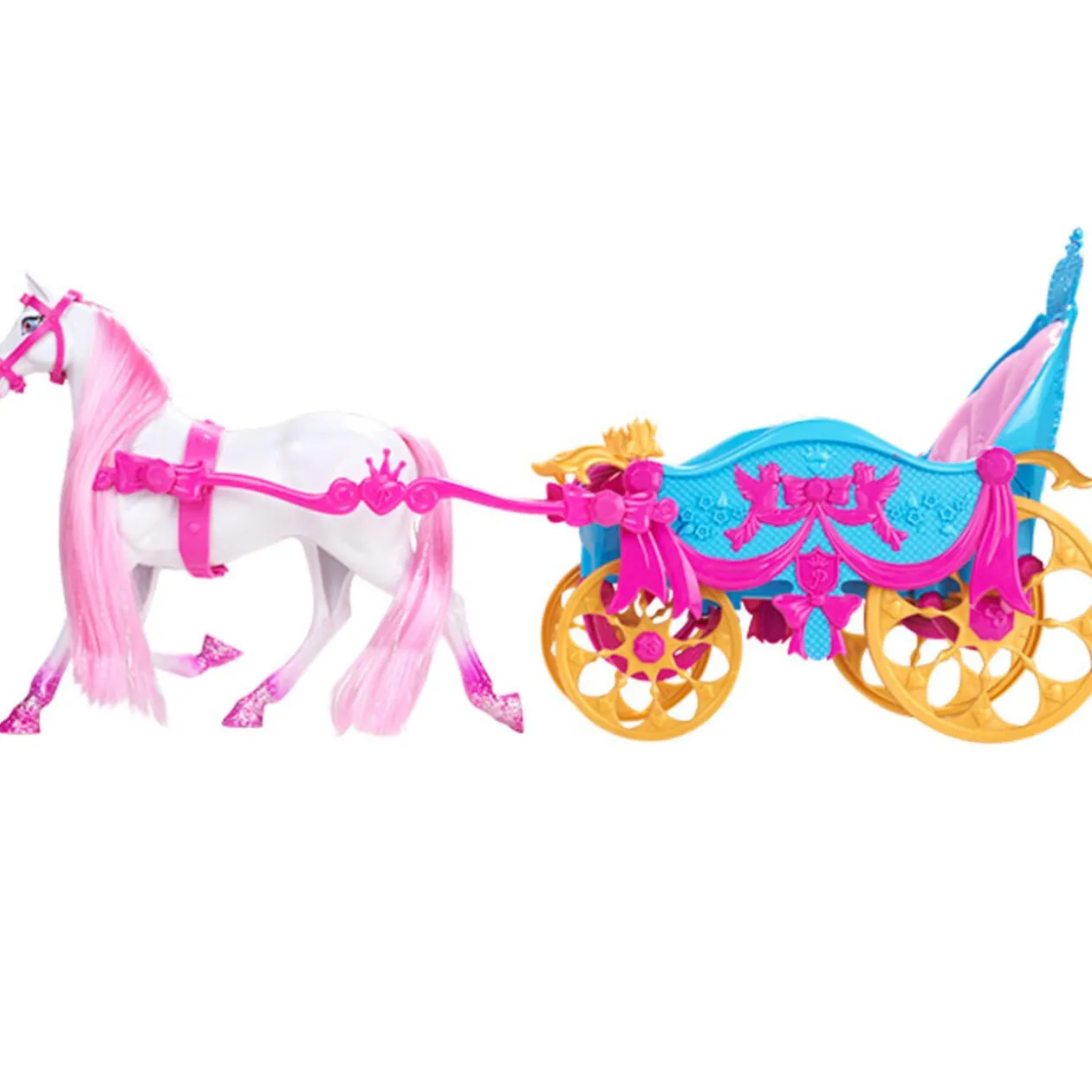 Poupée mannequin et carrosse