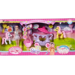 Poupée mannequin et son carrosse