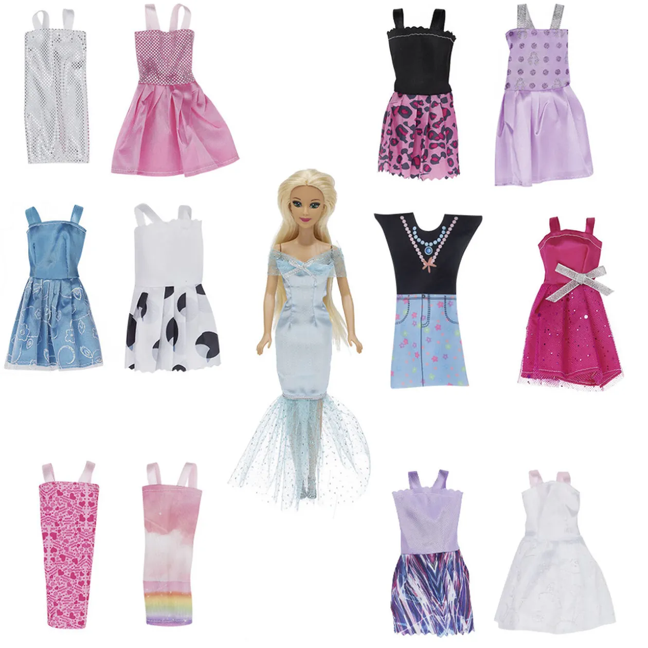Poupée mannequin Lina et ses 12 robes