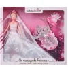 Poupée mannequin Mariée avec accessoires de princesse