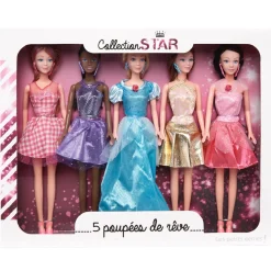 Poupée mannequinx5 H29cm