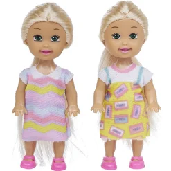 Poupée mini x2 avec scooter