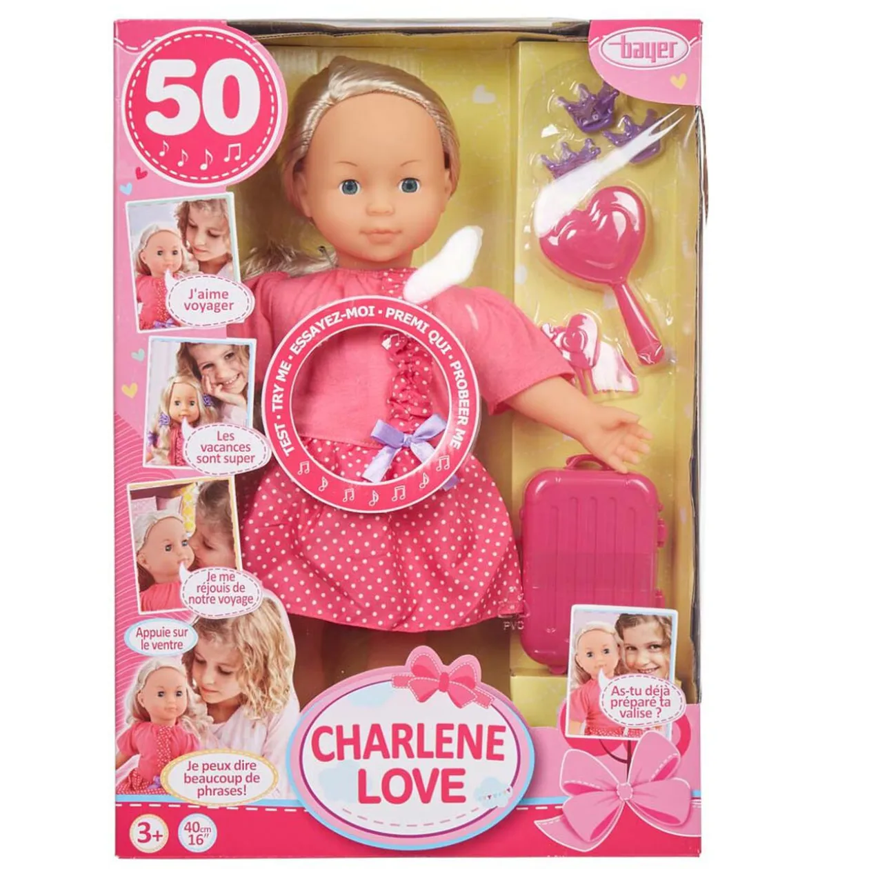 Poupée parlante Charlene Love Voyage