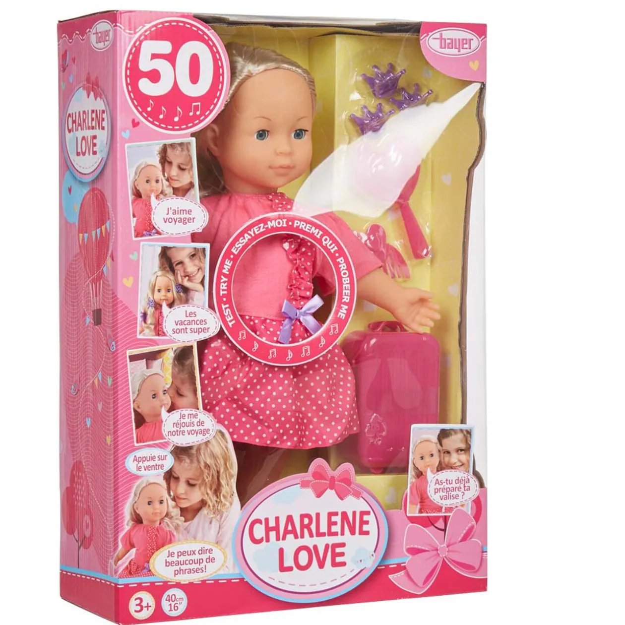 Poupée parlante Charlene Love Voyage