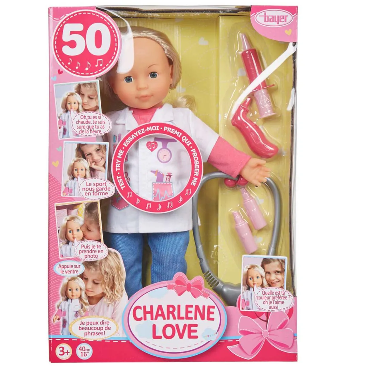 Poupée parlante Charlene love Docteur