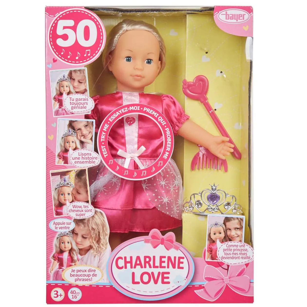 Poupée parlante Charlene Love Princesse