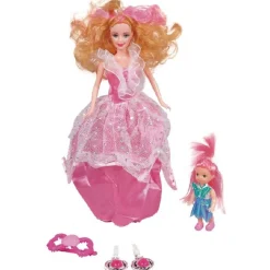 Poupée princesse et mini poupée