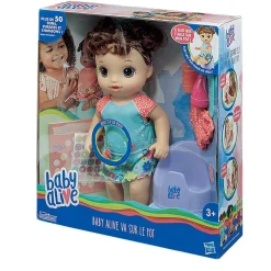 Poupée qui parle Baby Alive va sur le pot