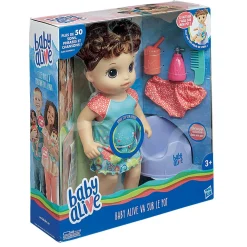 Poupée qui parle Baby Alive va sur le pot