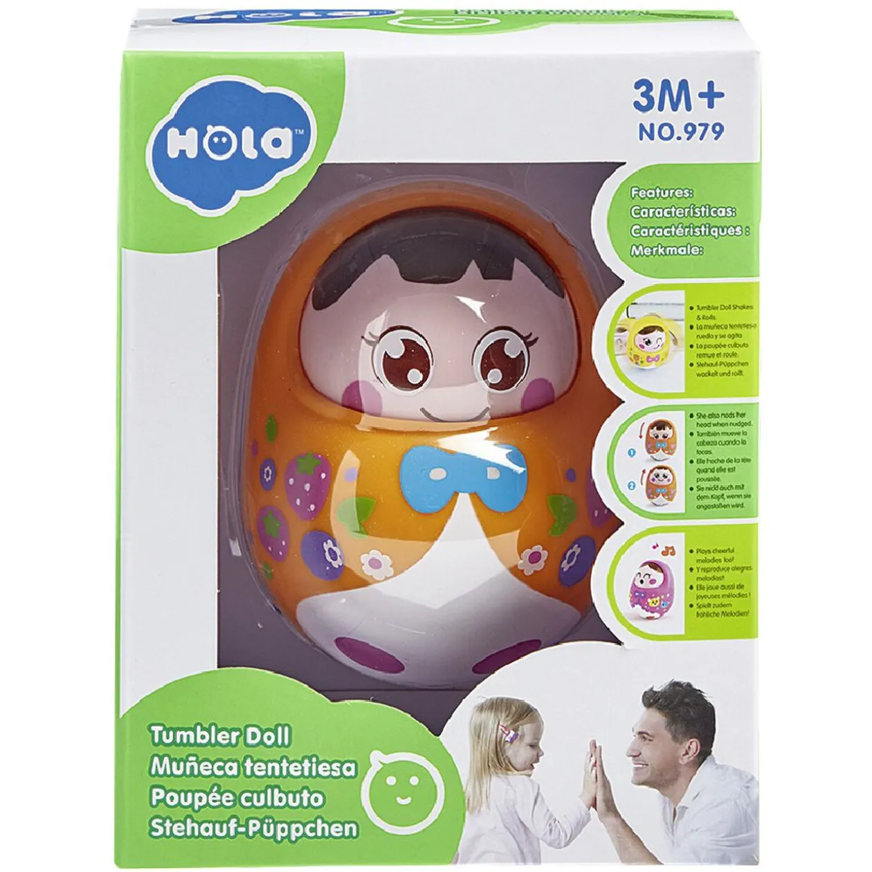 Poupée russe multicolore