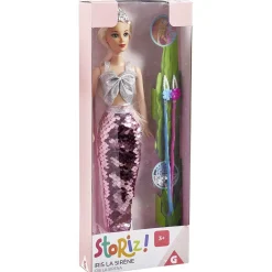 Poupée sirène + accessoires