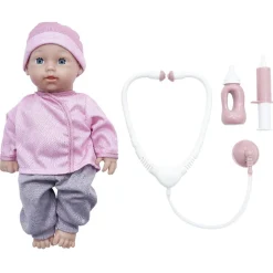 Poupon avec accessoires du docteur