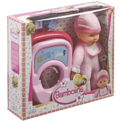 Poupon avec trotteur rose