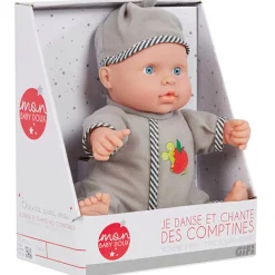 Poupon Baby Doux gris