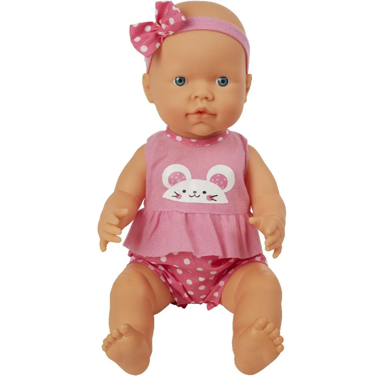 Poupon bébé joli avec biberon et pot