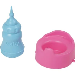 Poupon bébé joli avec biberon et pot