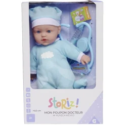 Poupon docteur sonore avec accessoires 7 pièces