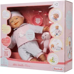 Poupon intéractif Clara fait des bisous