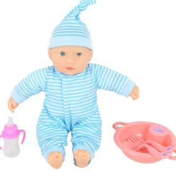 Poupon Mon Baby Doux prend son repas