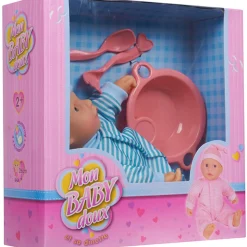 Poupon Mon Baby Doux prend son repas