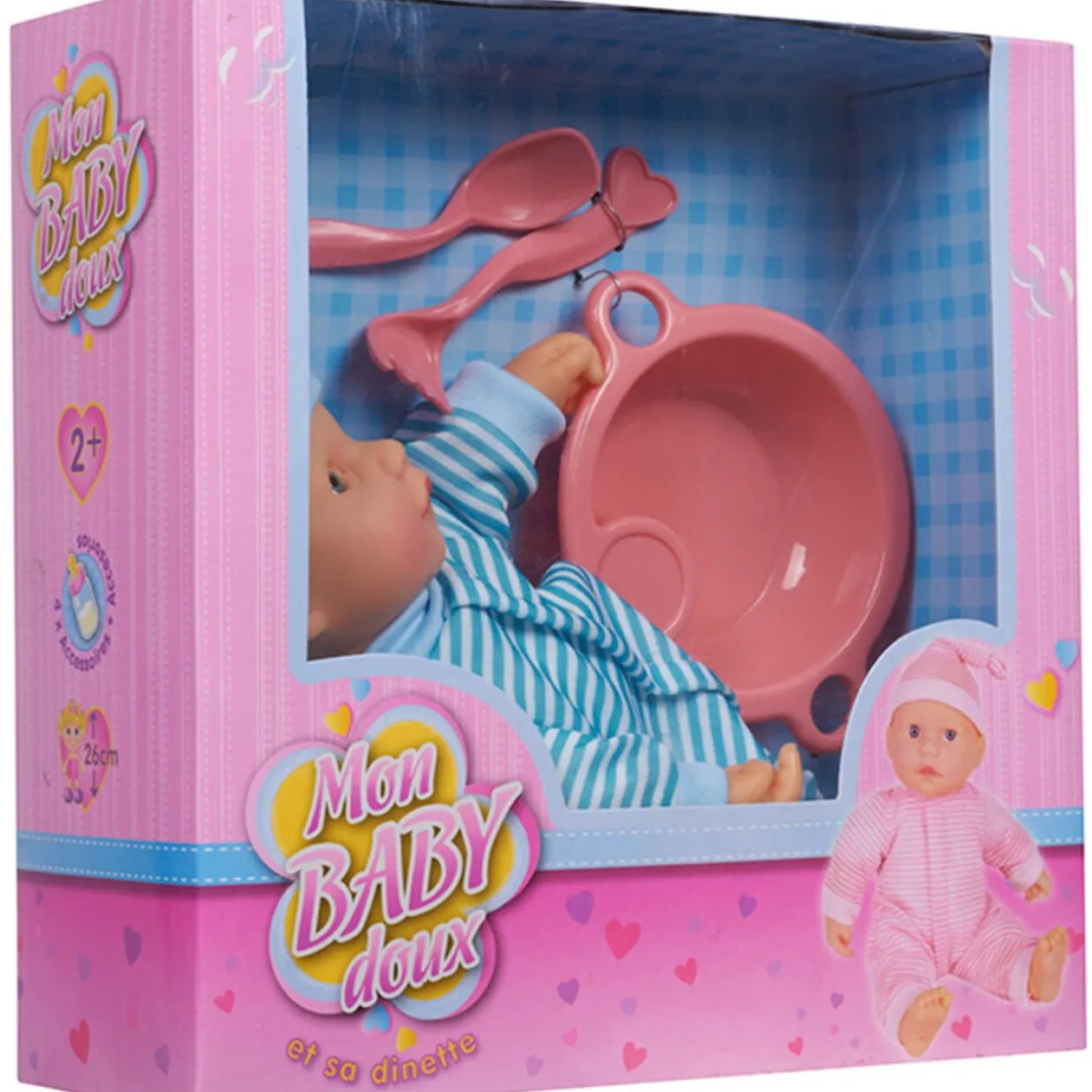 Poupon Mon Baby Doux prend son repas