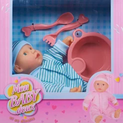 Poupon Mon Baby Doux prend son repas