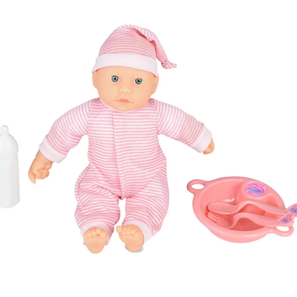 Poupon Mon Baby Doux prend son repas