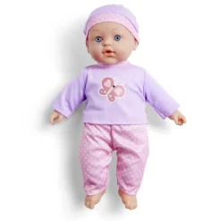 Poupon qui parle rose et violet 6 sons - 2 modèles
