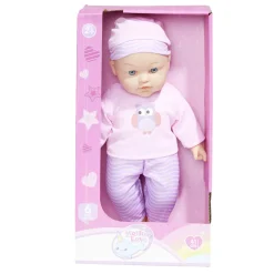 Poupon qui parle rose et violet 6 sons - 2 modèles