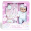 Poupon souple avec accessoires 6 sons
