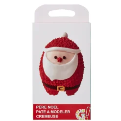 Père-noël pâte à modeler crémeuse