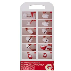 Père-noël pâte à modeler crémeuse