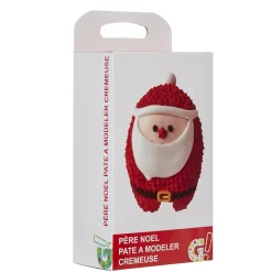 Père-noël pâte à modeler crémeuse
