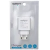 Prise murale chargeur 3 ports USB blanc