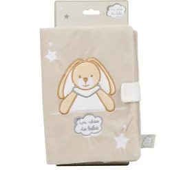 Protège carnet de santé motif lapin un rêve de bébé