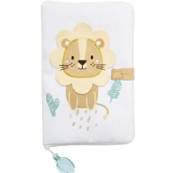 Protège carnet de santé motif lion 26x17.5 cm