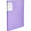 Protège document A4 couverture violet transparent 60 vues